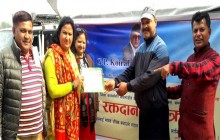 जिपी फाउण्डेशनद्धारा बारा पर्साका प्राकृतिक प्रकोप पीडितलाई रक्तदान