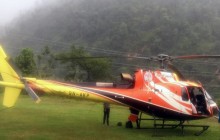 मौसम खराबका कारण गोरखाको सिउरेनीटारमा हेलिकप्टर आकस्मिक अवतरण