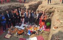 सुन्धारा इन्भेष्टमेन्ट प्रा.लिको शिलान्यश, आगामी तीन वर्ष भित्र निर्माण समपन्न गर्ने लक्ष्य