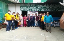 बृहत निःशुल्क स्वास्थ्य शिविर सम्पन्न