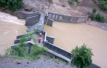 जलविद्युत् आयोजनामा भीषण पहिरो, मानव बस्तीसमेत जोखिममा