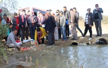 ऊर्जामन्त्रीद्वारा खोकना राजकुलो मुहान निर्माणको शिलान्यास