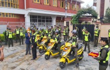 ललितपुरमा नगर प्रहरीको क्विक रेस्पोन्स टीम सेवा सुरू, महानगरपालिकाले अब विद्युतीय सवारी साधन मात्रै किन्ने