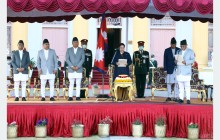 ३ उपप्रधानमन्त्री सहित आठ सदस्यीय मन्त्रिपरिषद् गठन, राष्ट्रपति समक्ष शपथ ग्रहण