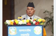 भ्रष्टाचार नियन्त्रणका लागि दृढ राजनीतिक प्रतिवद्धता पहिलो प्रस्थान विन्दुः राष्ट्रपति