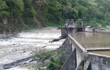 बाढीले इन्द्रावती तेस्रो जलविद्युत् आयोजनामा क्षति