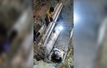 थापाथलीमा फुटेको खानेपानीको पाइप मर्मत सकियो
